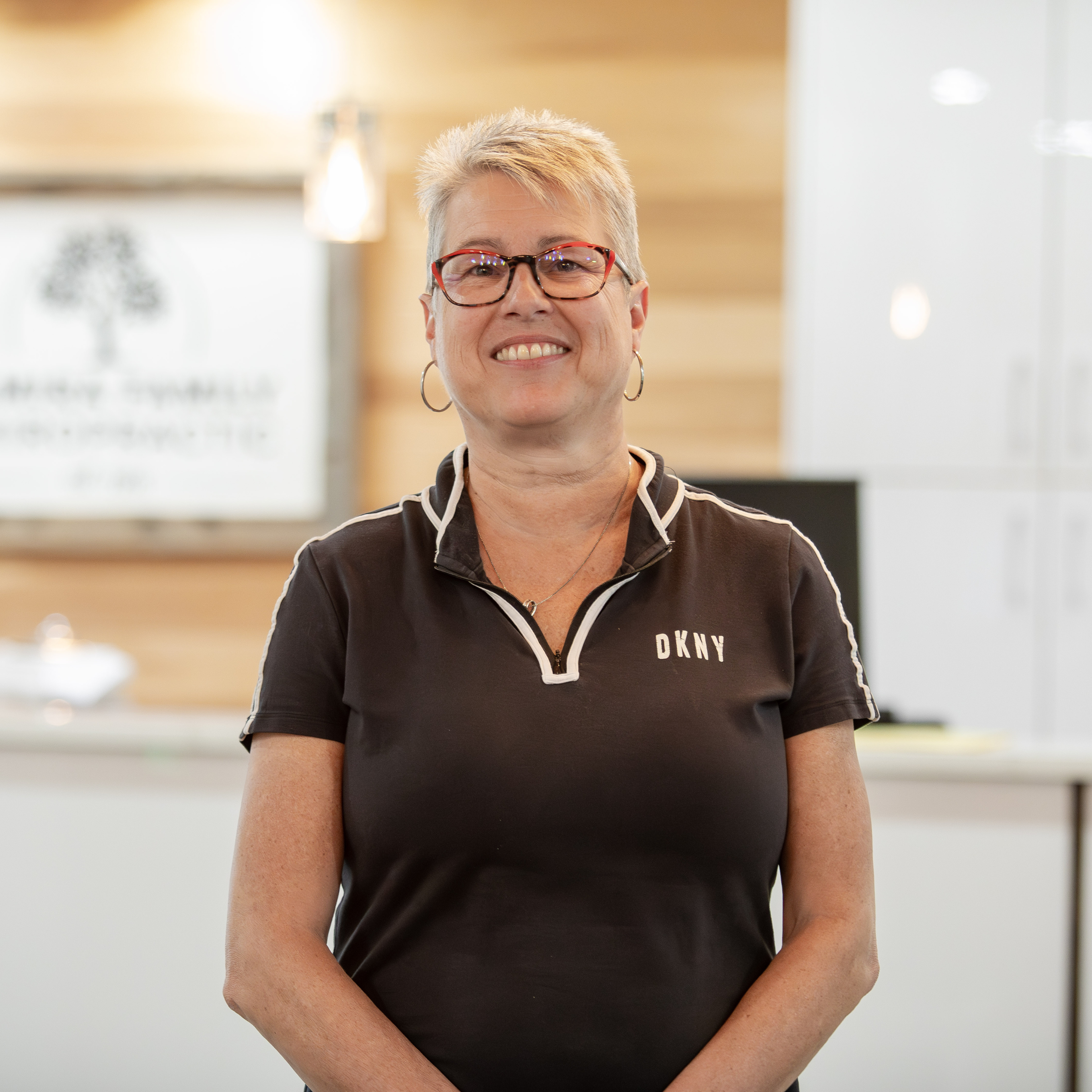 Gail Huber Receptionist Elmira Family Chiropractic Square Version